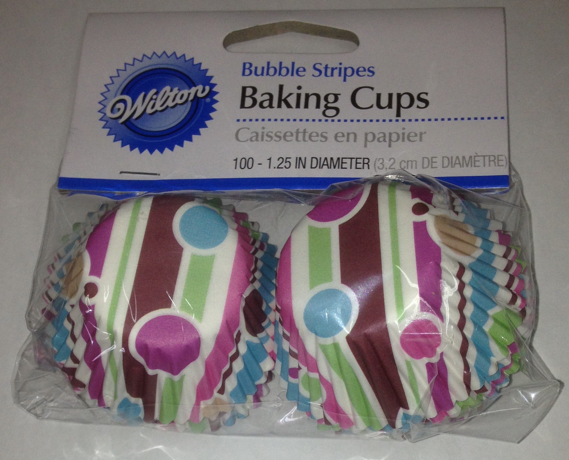 Bubble Stripes Baking Cups 100